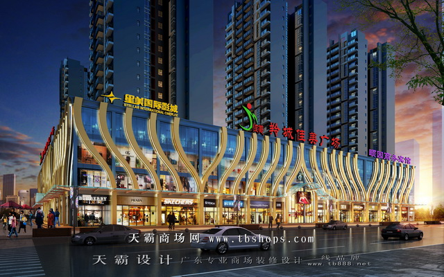 山东商业效果图资料下载-欣赏2017购物中心设计效果图新概念设计打造新作