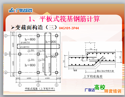 [广联达]培训讲义—其他构件钢筋计算-变截面构造