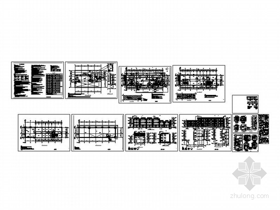 [吉林]3层住宅沿街商业建筑施工图（2015年图纸 甲级设计院）-总缩略图 