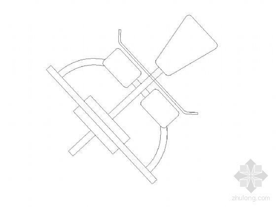 健身器材平面图cad图块资料下载-室内健身器材图块