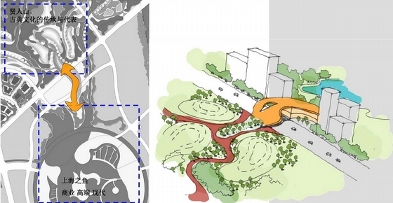 [浙江]城市中央公园规划设计概念方案（著名公司设计）-生态山门效果图