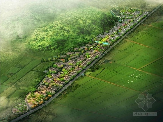 乡村产业规划设计方案资料下载-[浙江]TND模式田园乡村景观规划设计方案