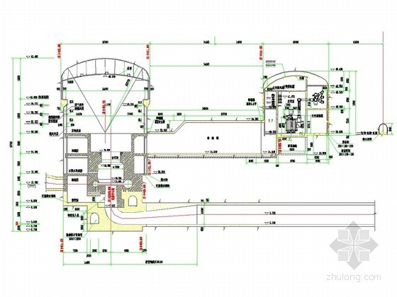 [湖南]大(一)型抽水蓄能水电站主体工程施工组织设计-电站厂房施工图 