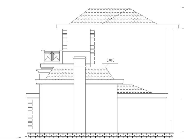 外飘窗设计效果图资料下载-现代风格独栋别墅建筑设计（CAD+效果图）