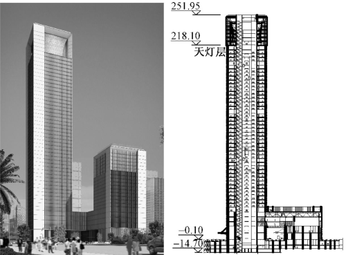 佛山知名地产商务中心结构设计与分析_1