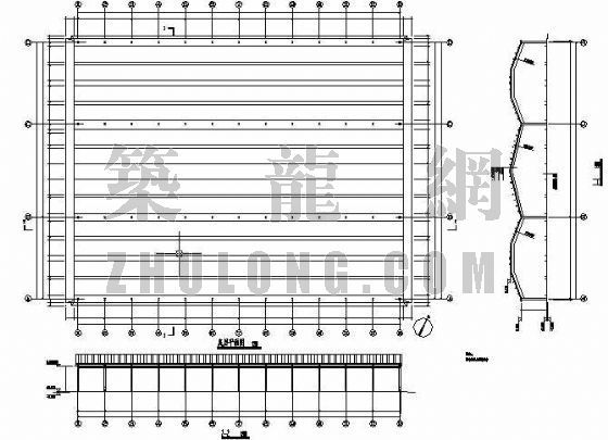 停车棚钢结构手工图资料下载-装甲车钢结构停车棚