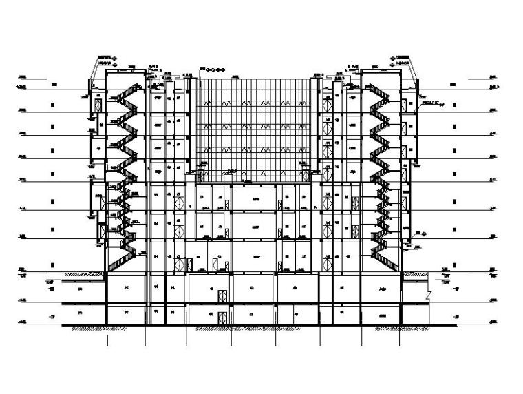 [成都]高层玻璃幕墙立面SOHO及loft办公楼建筑施工图-高层玻璃幕墙立面SOHO及loft办公楼建筑