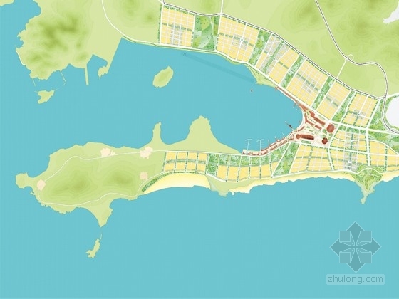 国外沿海岛屿城市设计方案资料下载-[青岛]滨海岛屿概念性总体规划设计方案