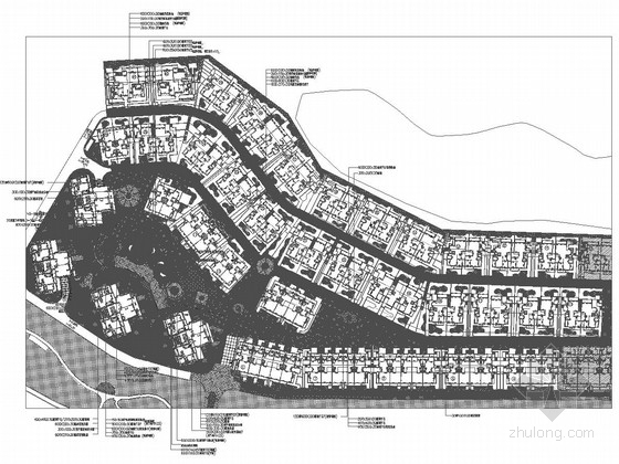 城市高尔夫花园设计资料下载-[厦门]城市高档高尔夫小区景观设计施工图