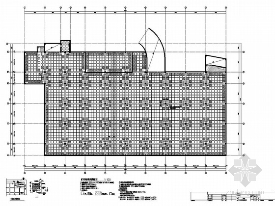 地下车库层平面图资料下载-[山东]地下一层剪力墙结构网梁楼盖地下车库结构图