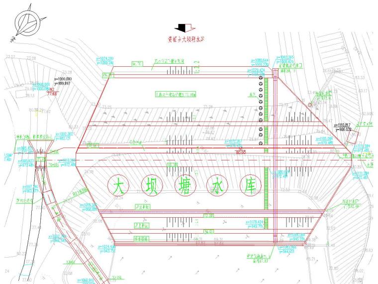 冲抓回填设计施工图资料下载-[湖南]水库除险加固设计施工图（冲抓回填，帷幕灌浆）