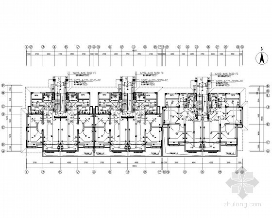 广东6层建筑图纸资料下载-[广东]6层住宅电气施工图（甲级院）