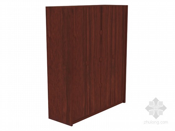 衣柜3d设计图资料下载-实用衣柜3D模型下载