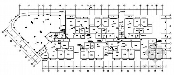 住宅楼建筑电气图纸资料下载-某住宅楼电气施工图纸