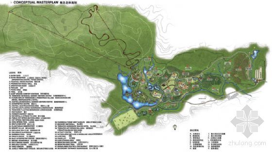 天水街亭温泉度假村资料下载-[广东]温泉度假村景观概念设计方案