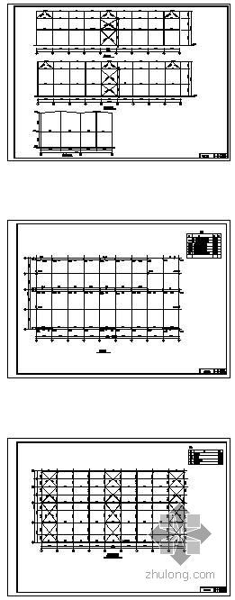 轻钢板房结构设计图资料下载-某轻钢车间厂房结构设计图