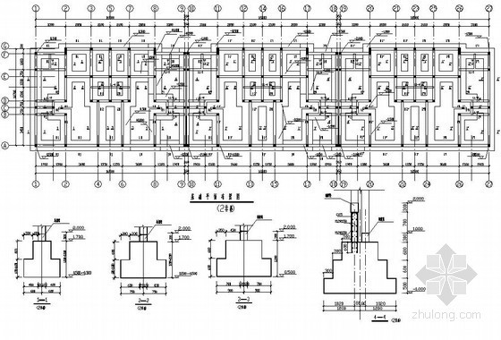 钢结构6米车棚结构设计图纸资料下载-某6层砖混住宅全套结构设计图