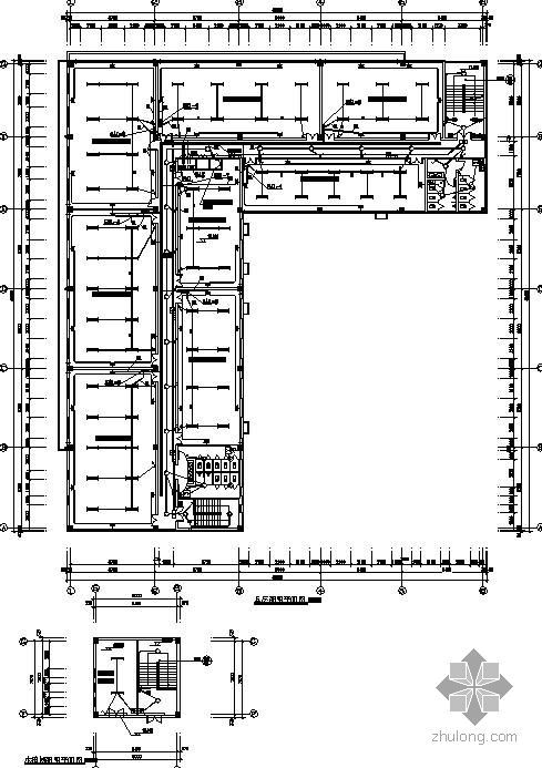 新中式五层办公楼施工图纸资料下载-某五层办公楼电气施工图