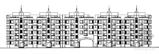 六层住宅小区建筑设计资料下载-大连某住宅小区某六层住宅楼建筑施工图