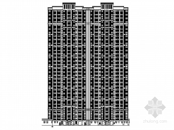 南阳住宅小区规划设计资料下载-[湖北]现代风格住宅区规划设计施工图（百张图纸）