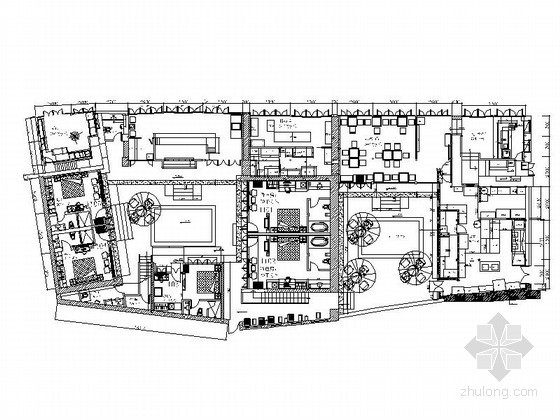 云南香格里拉酒店分析图资料下载-[云南]丽江某古建酒店客栈装修图