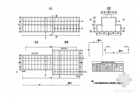 8m的空心板桥图纸资料下载-8m钢筋混凝土空心板桥台基础钢筋布置节点详图设计