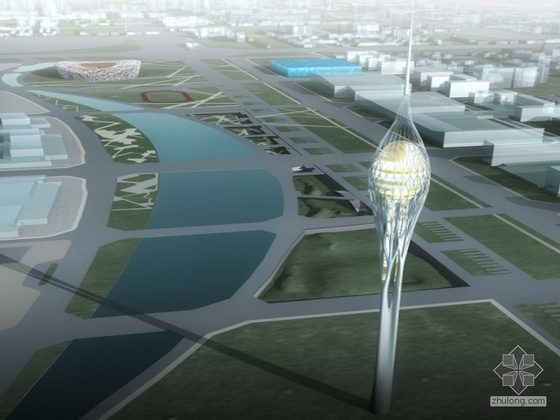 建筑方案设计概念设计资料下载-[北京]某奥林匹克公园标志建筑方案设计（概念设计）