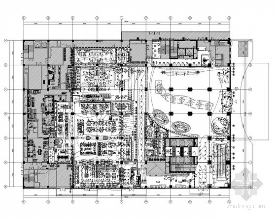 精装CAD施工图纸资料下载-[青岛]酒店裙房区精装电气施工图纸