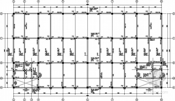 厂房施工总平图资料下载-[武汉]3层框架厂房结构施工图