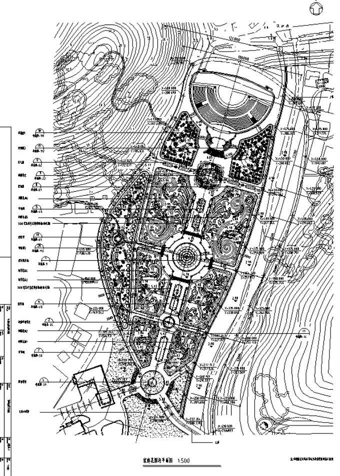 城市规划总平面图dwg资料下载-北京宫廷花园景观总平面图