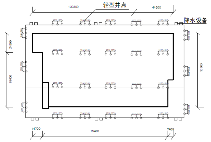 北京地下车库塔吊方案资料下载-综合整治项目地下车库轻型井点降水施工方案