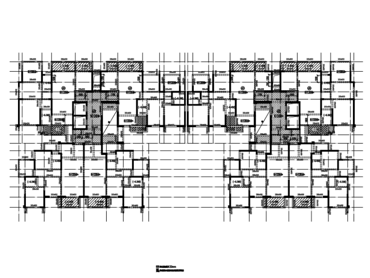模板固化图深化设计资料下载-[广西]超高层住宅楼结构模板图(2019第一版)