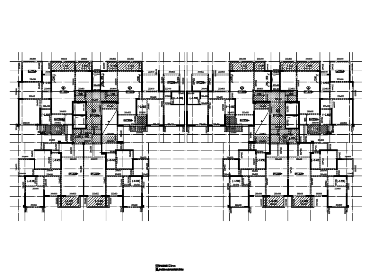 承插式模板支架搭设图资料下载-[广西]超高层住宅楼结构模板图(2019第一版)