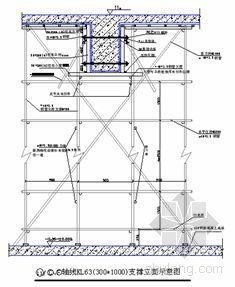 首层混凝土楼板施工方案资料下载-东莞市某高层建筑高大模板施工方案（首层架空层及转换层）