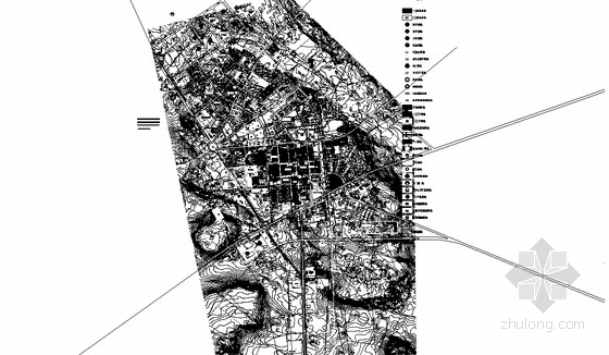 重庆城市用地布局规划案例资料下载-城市用地布局规划设计方案图