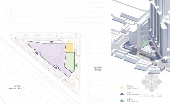 [四川]200米超高层五星级酒店设计方案文本（国际知名事务所）-200米超高层五星级酒店设计分析图