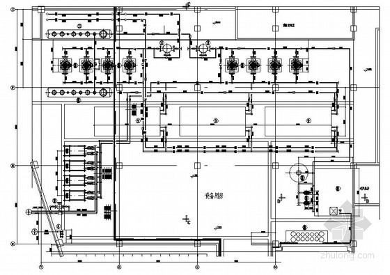 [北京]购物广场空调机房施工图