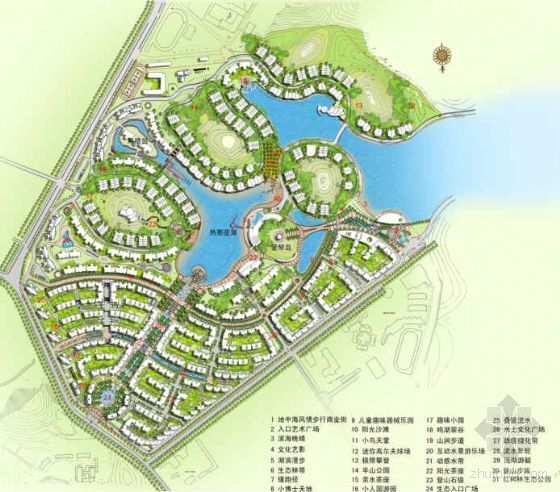 学校景观规划方案设计资料下载-[南海]住宅小区景观规划方案设计
