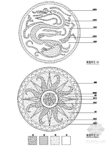 地面拼花cad图库下载资料下载-优质地面拼花图库