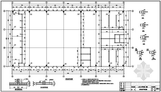 中学食堂建筑结构设计资料下载-某中学食堂、浴室结构设计图