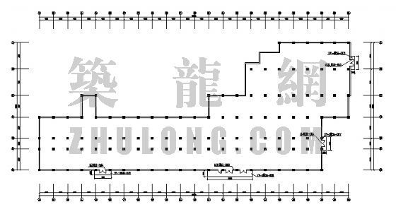 门头雨篷CAD图纸资料下载-某办公楼雨篷及幕墙施工图纸