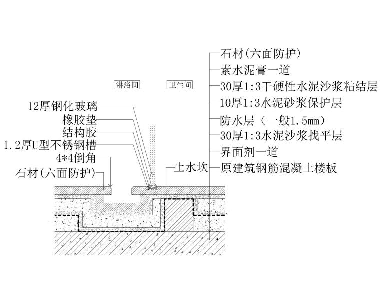 室内节点详图-地面节点详图-1地面节点详图1