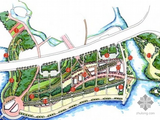 重庆龙水湖水利风景区资料下载-无锡某滨水风景区景观规划设计