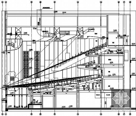 [合肥]知名大剧院空调通风设计施工图(座椅送风 著名院图纸)