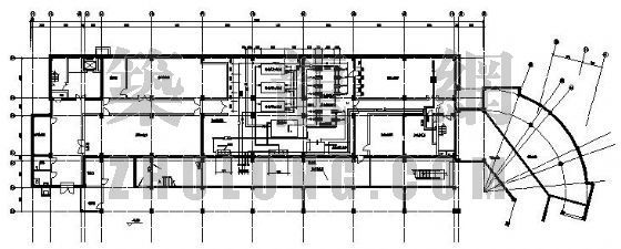 管道跨河的设计图资料下载-某制冷机房管道设计图