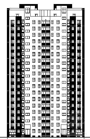 十层住宅建筑资料下载-某十八层高层住宅楼建筑设计方案