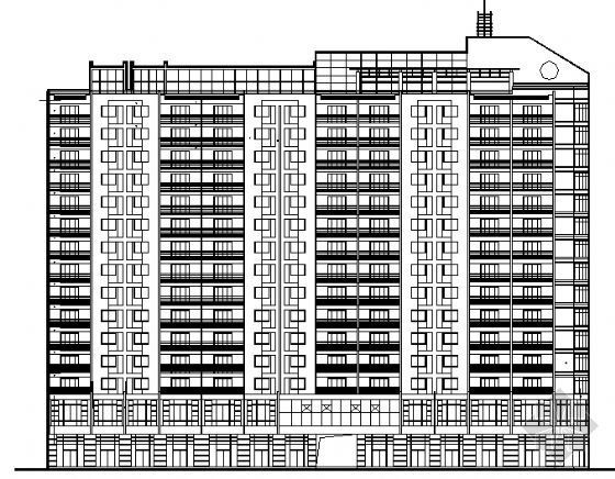 职工用房资料下载-某十五层职工宿舍楼建筑施工图