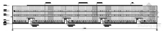 厂房带行车图纸资料下载-50吨行车轻钢结构建筑结构图