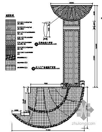 花岗岩台阶做法详图2资料下载-广东某小区小广场施工详图
