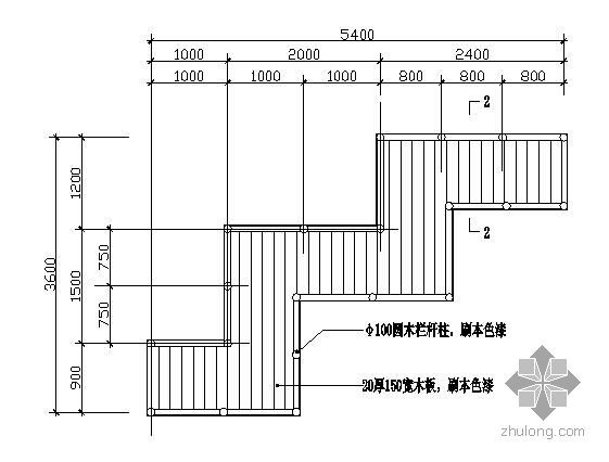 木折桥施工图资料下载-折线木平桥施工大样图